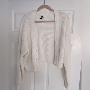 H&M White Cardigan